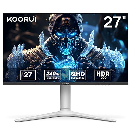 KOORUI 27 Inch Gaming Monitor VA mini-LED QHD (2560 x 1440), 240